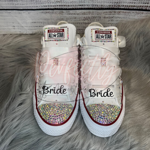 Bride Theme Bling Sneakers
